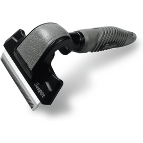 Jespet Deshedding Dog Brush (Color: grey, size: small)
