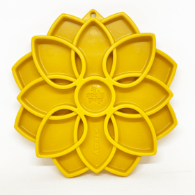 Mandala Design eTray Enrichment Tray for Dogs (Color: Yellow)