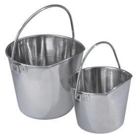 ProSelect Stainless Flat Sided Pail (Color: SS, size: 1Qt)